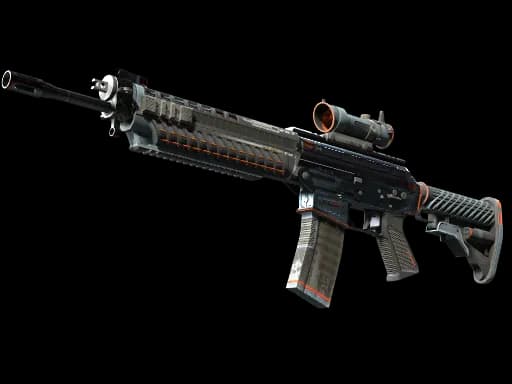 SG 553 | Phantom (Battle-Scarred)