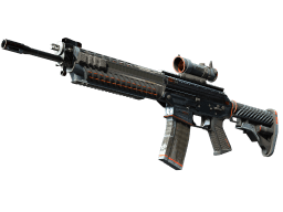 SG 553 | Phantom (Battle-Scarred)