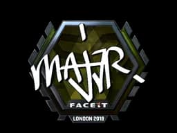 Sticker | MAJ3R (Foil) | London 2018