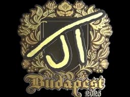 Sticker | JT (Gold) | Budapest 2025