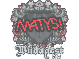 Sticker | MATYS | Budapest 2025