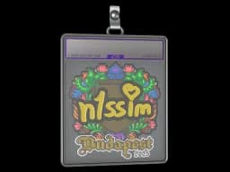 Sticker Slab | n1ssim (Embroidered) | Budapest 2025