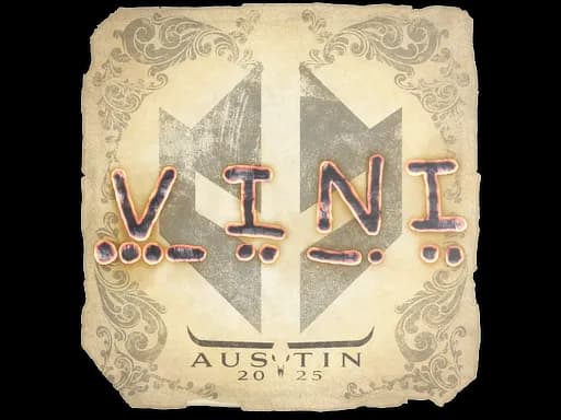Sticker | VINI | Austin 2025