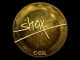 Sticker | shox (Gold) | Katowice 2019 CS2 skin