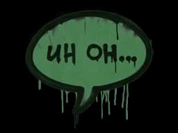 Sealed Graffiti | Uh Oh (Jungle Green)