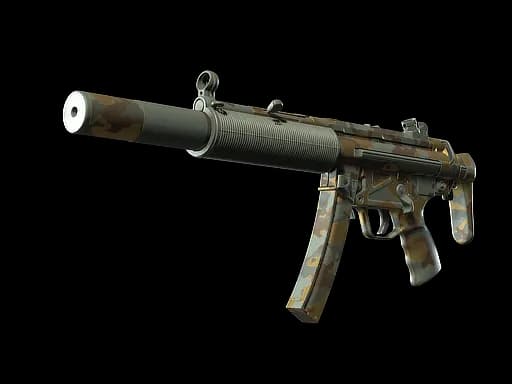 MP5-SD | Gold Leaf (Minimal Wear)