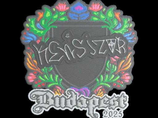 Sticker | kensizor (Embroidered) | Budapest 2025