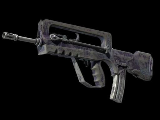 FAMAS | Sundown (Battle-Scarred)