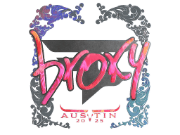 Sticker | broky (Holo) | Austin 2025
