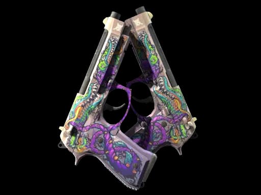 StatTrak™ Dual Berettas | Flora Carnivora (Factory New)