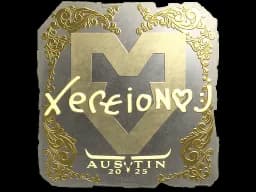Sticker | xertioN (Gold) | Austin 2025