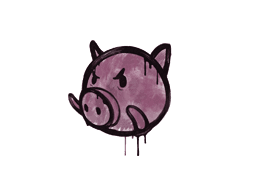 Sealed Graffiti | Piggles (Princess Pink)