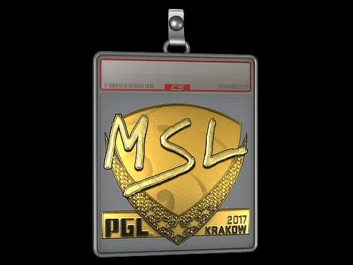 Sticker Slab | MSL (Gold) | Krakow 2017