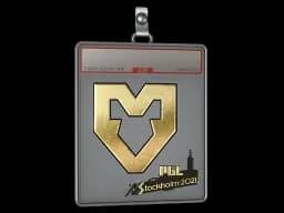 Sticker Slab | MOUZ (Gold) | Stockholm 2021