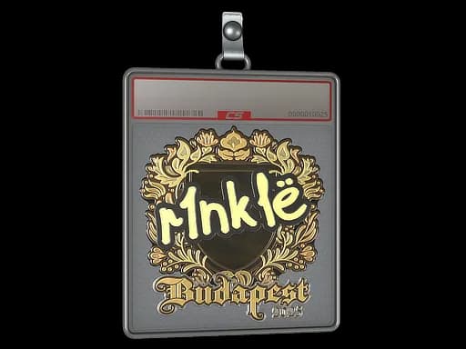 Sticker Slab | r1nkle (Gold) | Budapest 2025