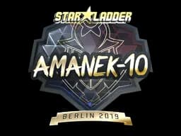 Sticker | AmaNEk (Gold) | Berlin 2019