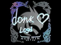 Sticker | donk (Holo) | Austin 2025