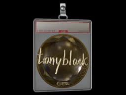 Sticker Slab | tonyblack (Gold) | Katowice 2019
