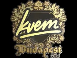Sticker | Kvem (Gold) | Budapest 2025