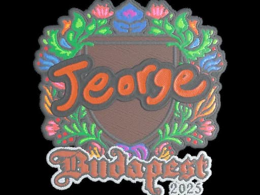 Sticker | jeorge (Embroidered) | Budapest 2025