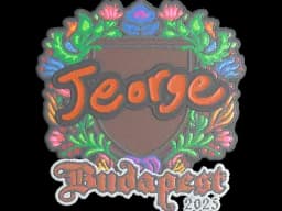 Sticker | jeorge (Embroidered) | Budapest 2025
