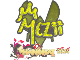 Sticker | mezii (Glitter) | Shanghai 2024