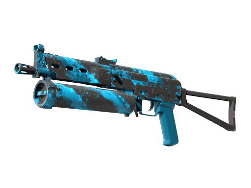 StatTrak™ PP-Bizon | Blue Streak (Minimal Wear)