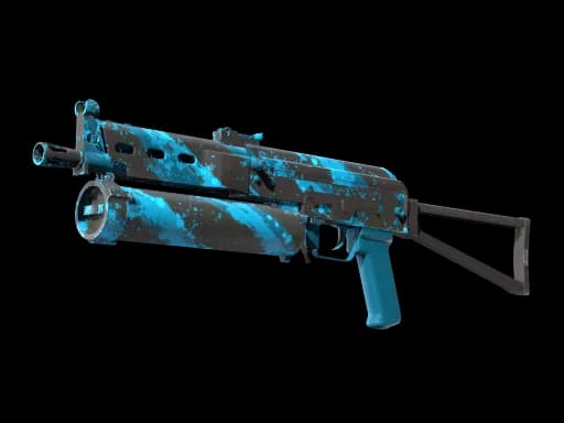 StatTrak™ PP-Bizon | Blue Streak (Minimal Wear)