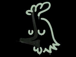 Sealed Graffiti | Recoil AK-47 (Cash Green)