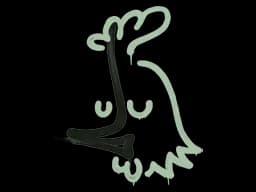 Sealed Graffiti | Recoil AK-47 (Cash Green)