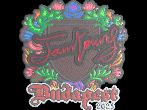 Sticker | JamYoung (Embroidered) | Budapest 2025