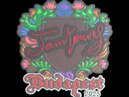 Sticker | JamYoung (Embroidered) | Budapest 2025
