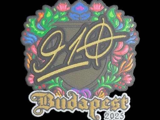 Sticker | 910 (Embroidered) | Budapest 2025