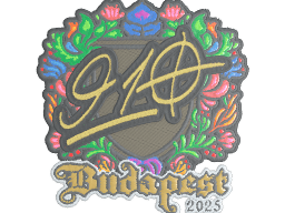 Sticker | 910 (Embroidered) | Budapest 2025