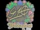 Sticker | 910 (Embroidered) | Budapest 2025 CS2 skin