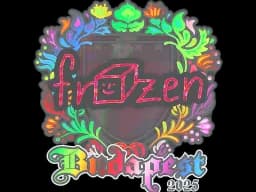 Sticker | frozen (Holo) | Budapest 2025