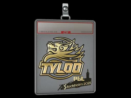 Sticker Slab | Tyloo (Gold) | Stockholm 2021
