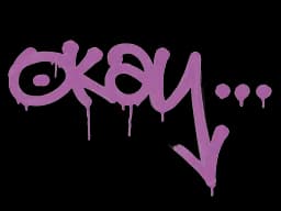 Sealed Graffiti | Okay (Bazooka Pink)