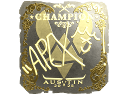 Sticker | apEX (Gold, Champion) | Austin 2025