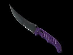 ★ StatTrak™ Flip Knife | Ultraviolet (Minimal Wear)