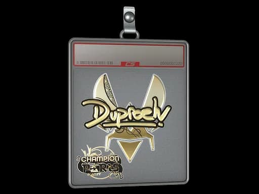 Sticker Slab | dupreeh (Gold, Champion) | Paris 2023