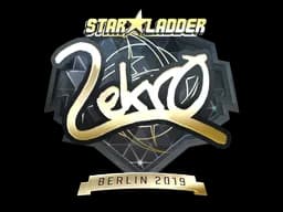 Sticker | Lekr0 (Gold) | Berlin 2019
