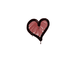 Sealed Graffiti | Heart (Blood Red)