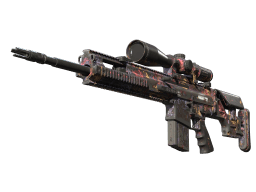 StatTrak™ SCAR-20 | Poultrygeist (Battle-Scarred)