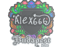 Sticker | alex666 (Embroidered) | Budapest 2025