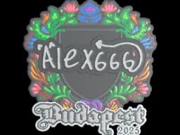 Sticker | alex666 (Embroidered) | Budapest 2025