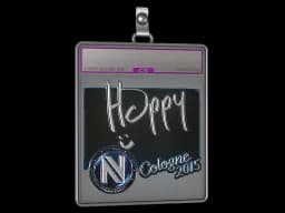 Sticker Slab | Happy (Foil) | Cologne 2015