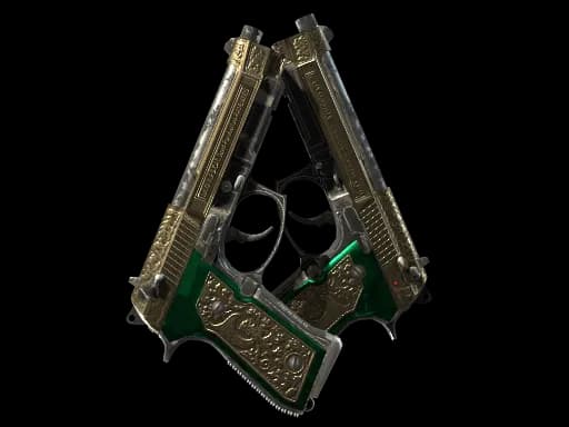 StatTrak™ Dual Berettas | Royal Consorts (Well-Worn)