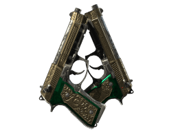 StatTrak™ Dual Berettas | Royal Consorts (Well-Worn)