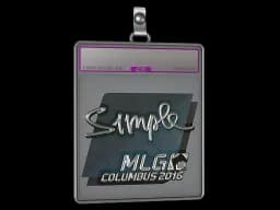 Sticker Slab | s1mple (Foil) | MLG Columbus 2016